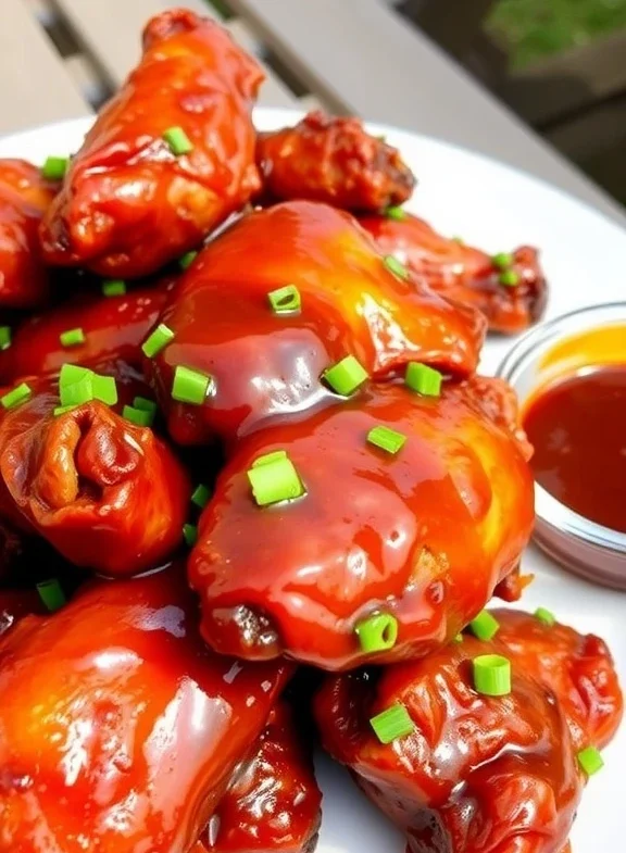 BBQ chicken wings