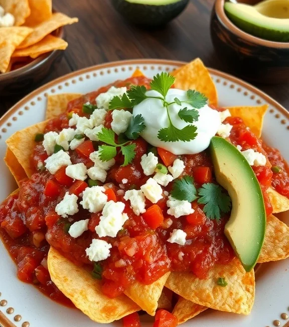 Chilaquiles Mexican Breakfast