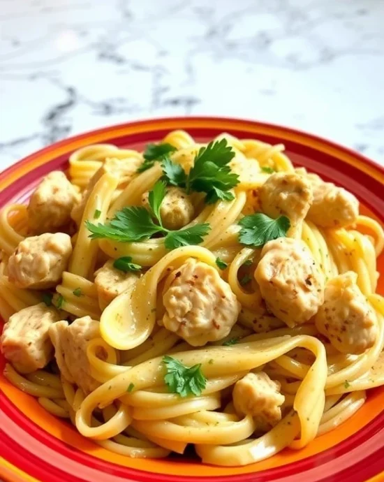 garlic parmesan chicken pasta