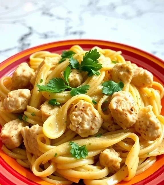 garlic parmesan chicken pasta