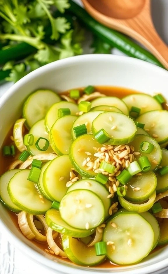 Asian cucumber salad