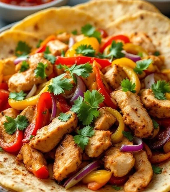 Chicken fajitas
