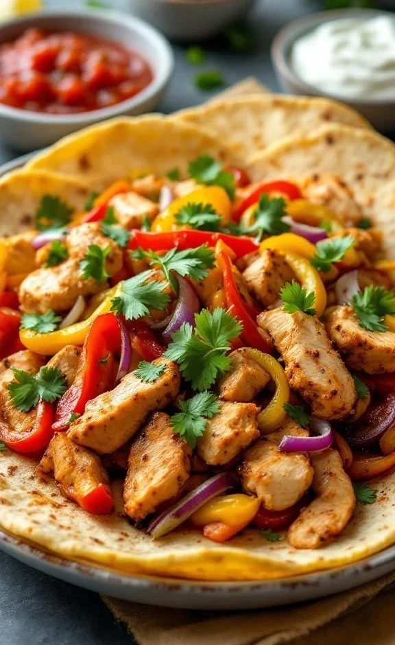Chicken fajitas