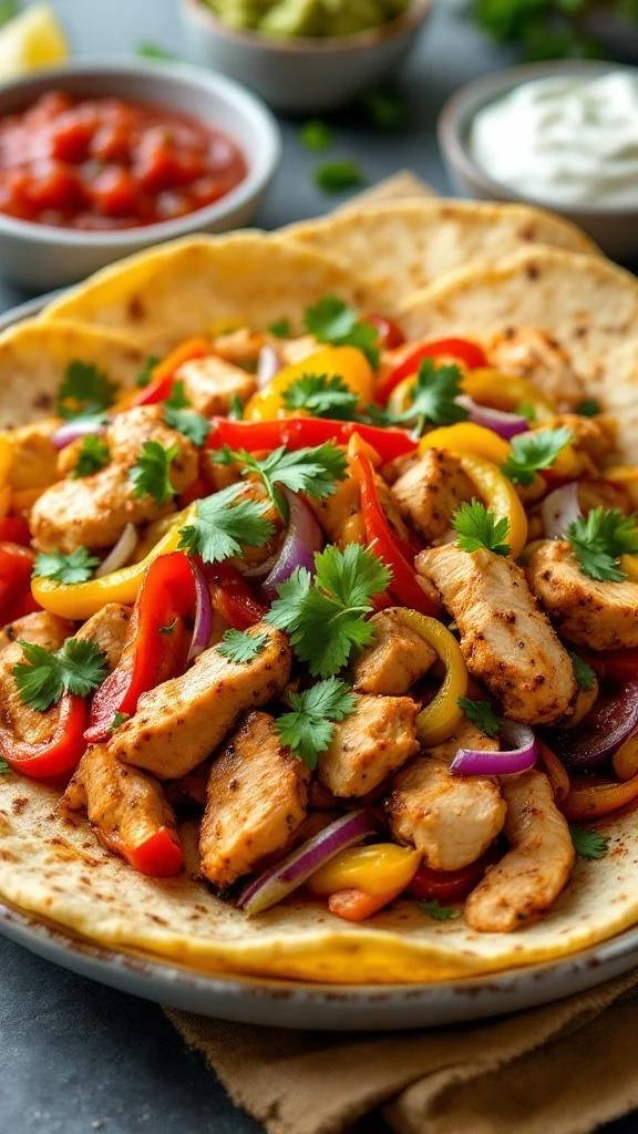 Chicken fajitas