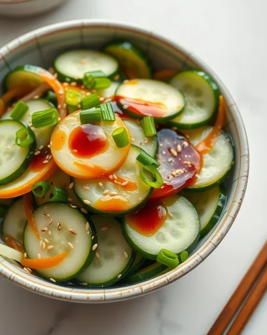 Cucumber Soy Sauce Salad