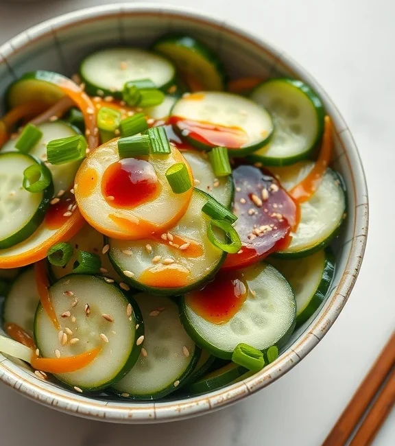 Cucumber Soy Sauce Salad