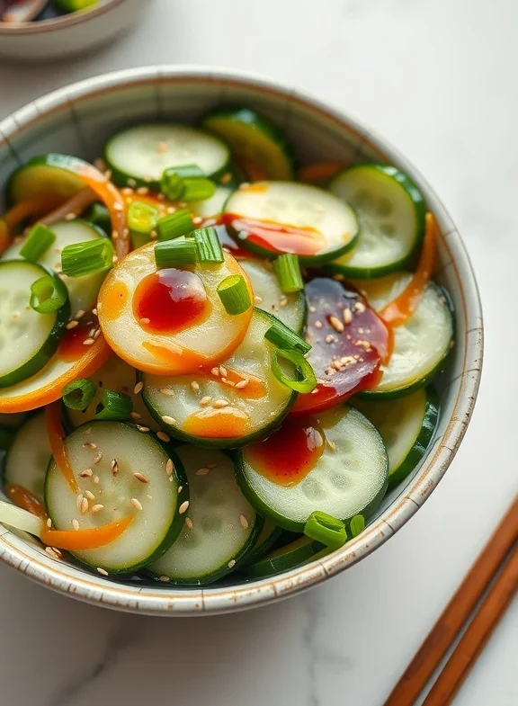 Cucumber Soy Sauce Salad