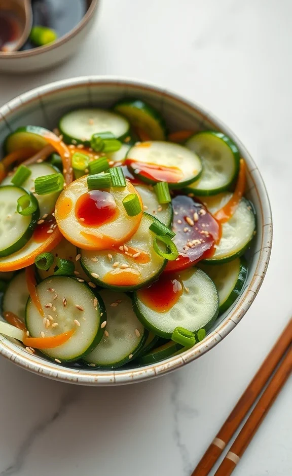 Cucumber Soy Sauce Salad