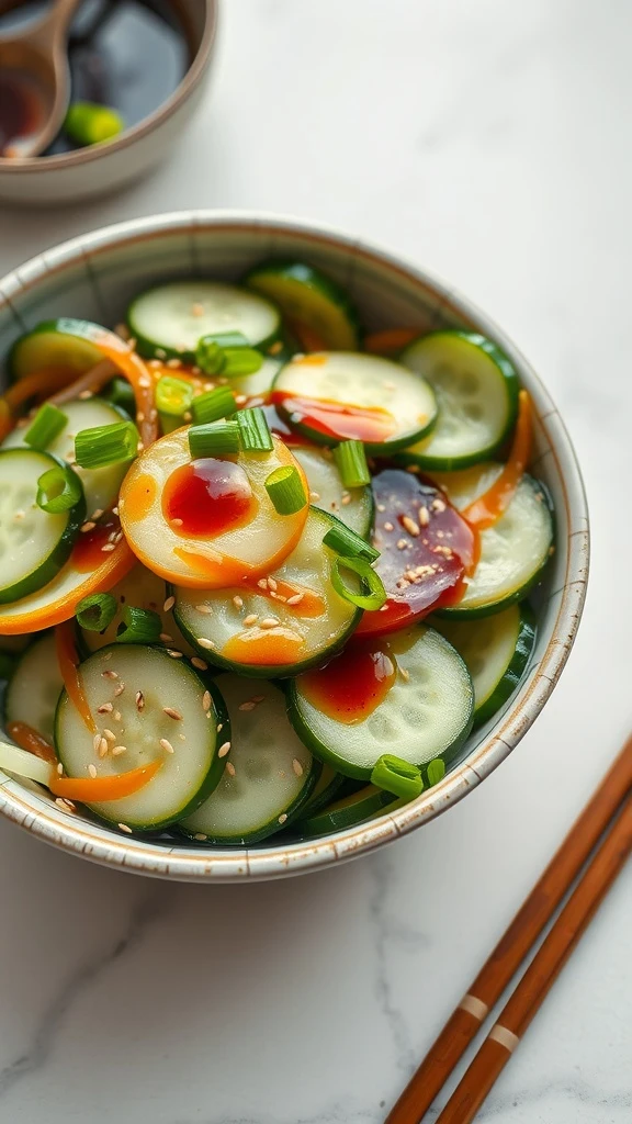 Cucumber Soy Sauce Salad