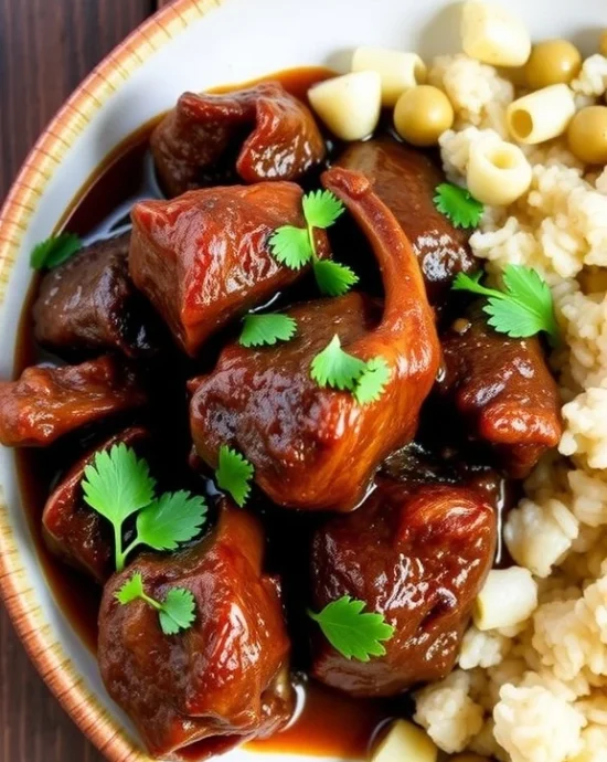Delicious Slow Cooker Jamaican Oxtail