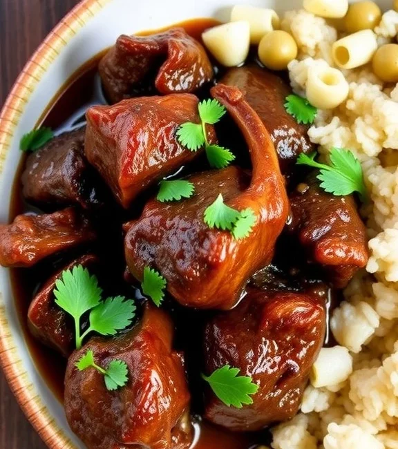 Delicious Slow Cooker Jamaican Oxtail
