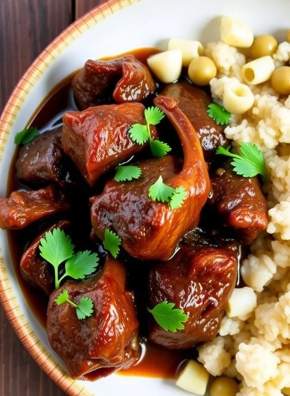 Delicious Slow Cooker Jamaican Oxtail