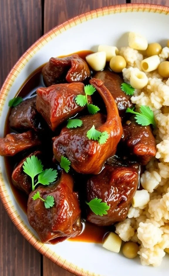 Delicious Slow Cooker Jamaican Oxtail