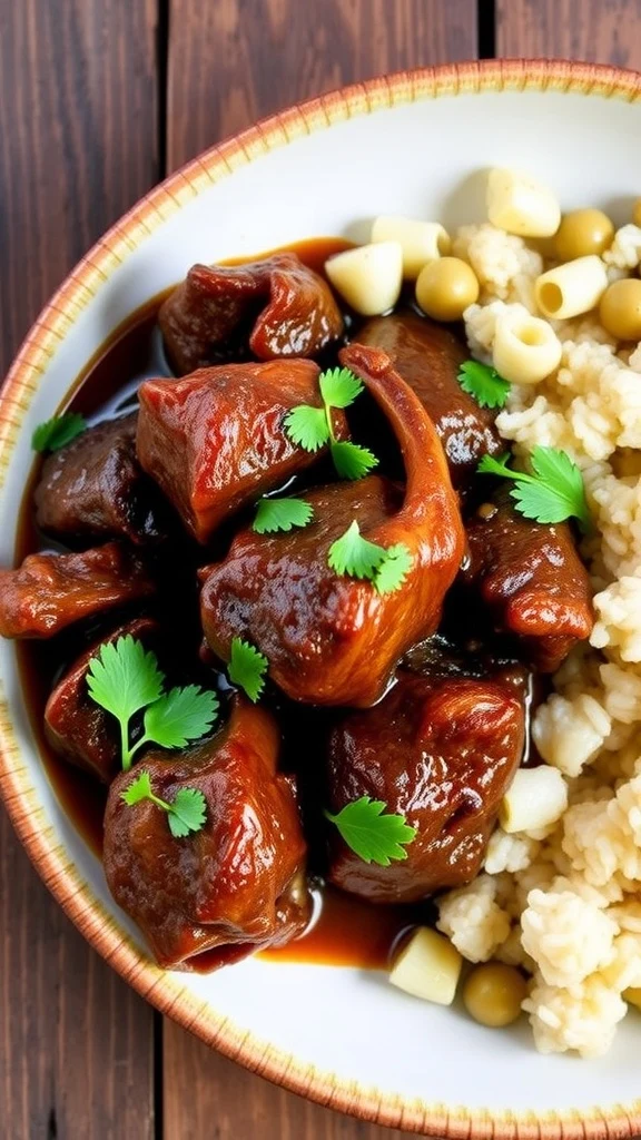 Delicious Slow Cooker Jamaican Oxtail
