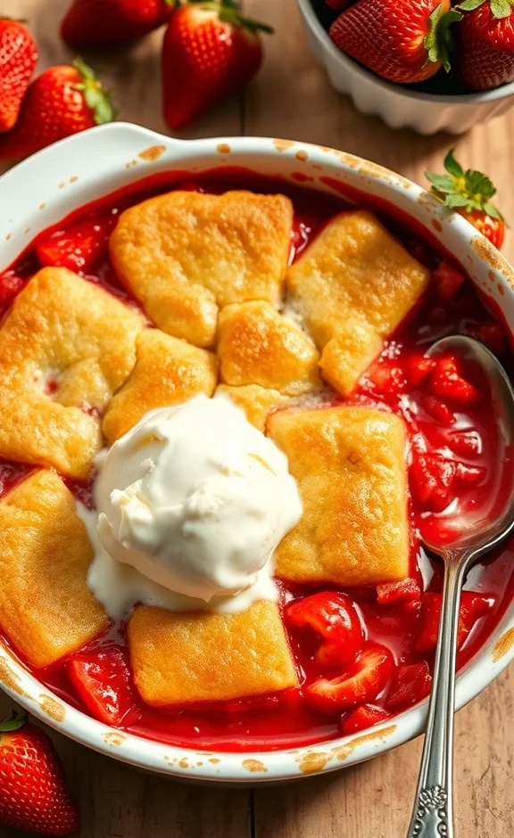 Delicious Strawberry Cobbler Recipe