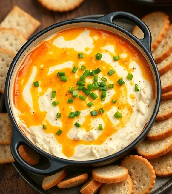 Delicious three Cheese Crab Dip