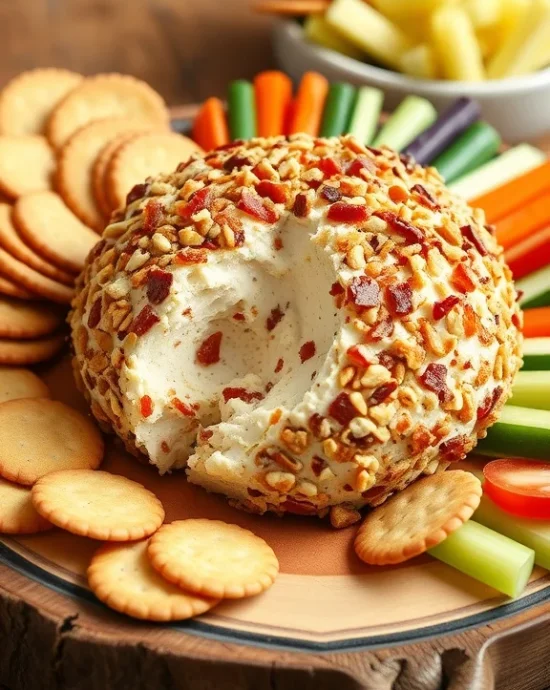 Easy Bacon Cheese Ball Recipe