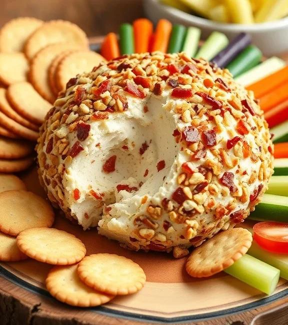 Easy Bacon Cheese Ball Recipe