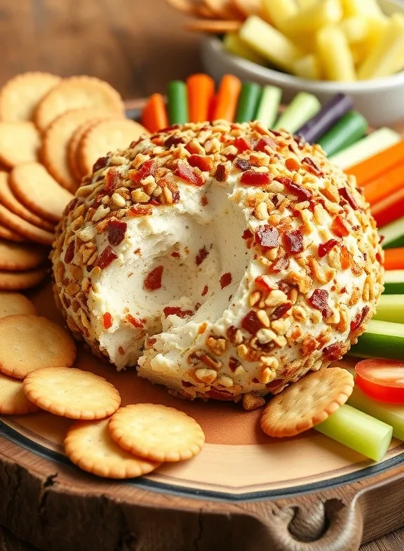 Easy Bacon Cheese Ball Recipe