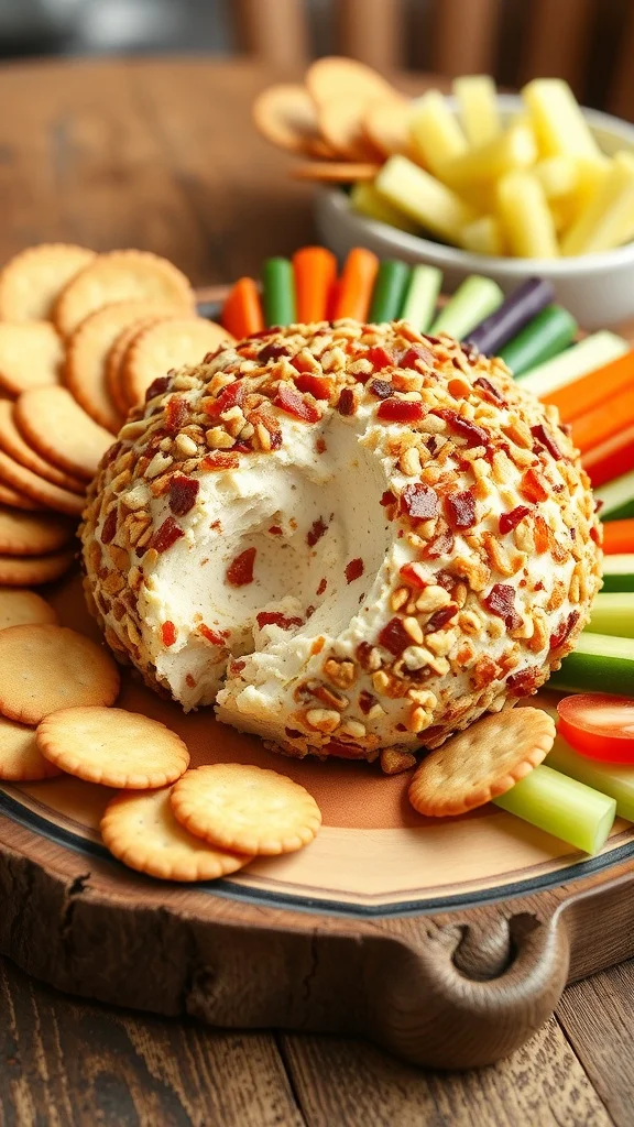 Easy Bacon Cheese Ball Recipe