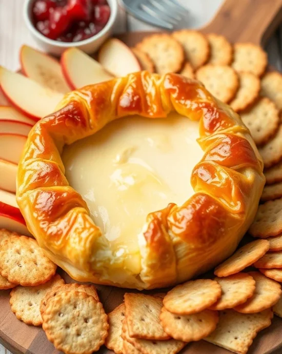 Easy Baked Brie in Puff Pastry Recipe