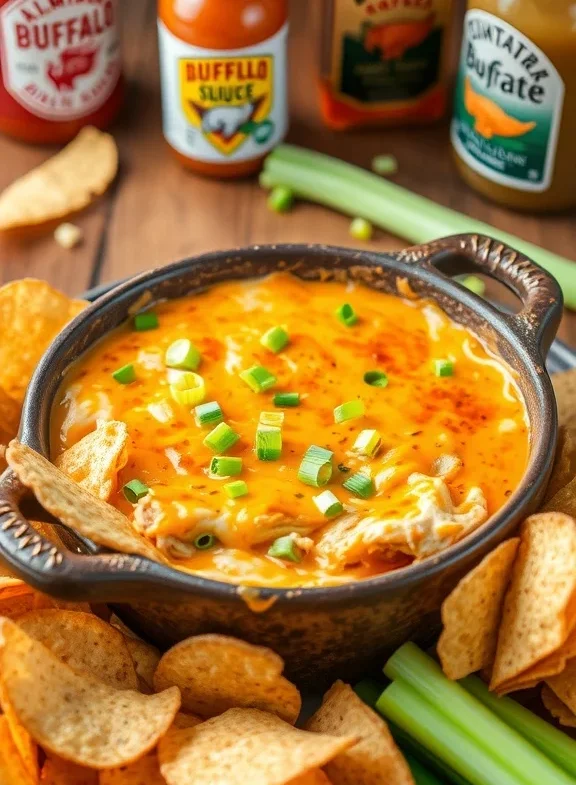 Easy Buffalo Chicken Dip Recipe
