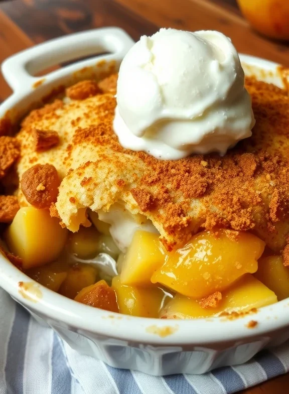 Easy Cinnamon Apple Cobbler Recipe