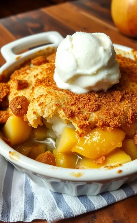 Easy Cinnamon Apple Cobbler Recipe