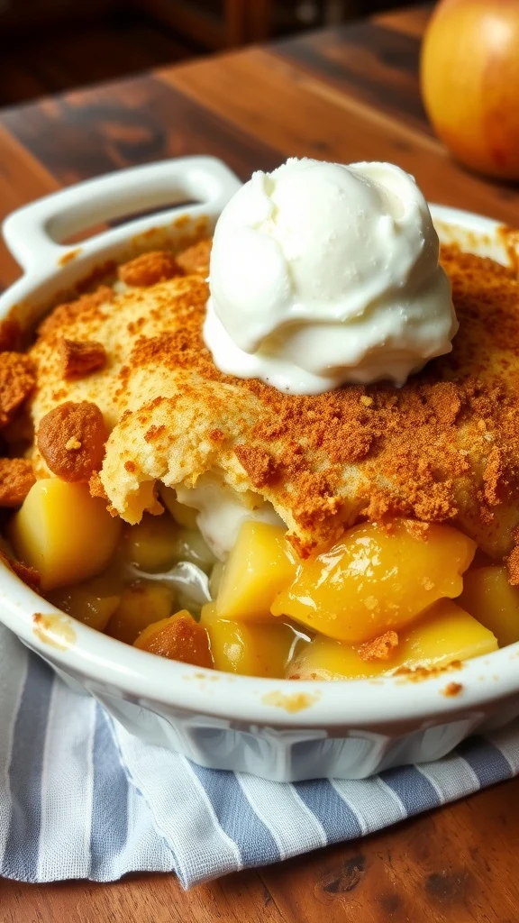 Easy Cinnamon Apple Cobbler Recipe