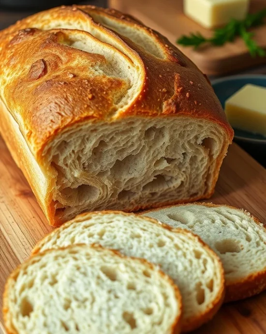 Easy Crusty Bread Recipe