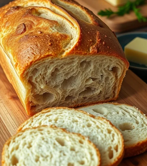 Easy Crusty Bread Recipe