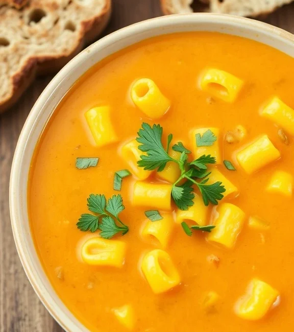 Easy Pumpkin Ditalini Soup Recipe