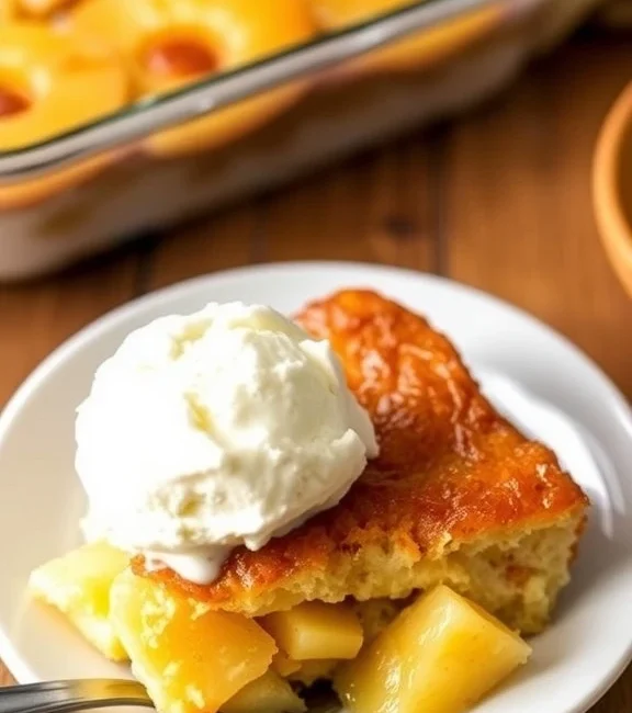 Easy pineapple dump cake