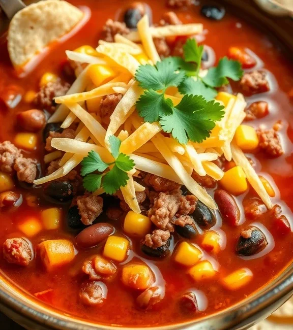 Easy taco soup