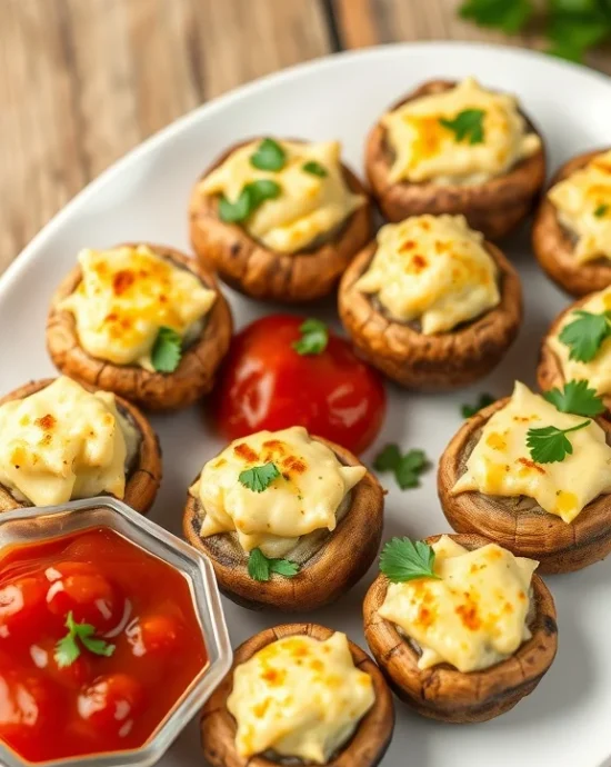 Olive garden Stuffed Mushrooms