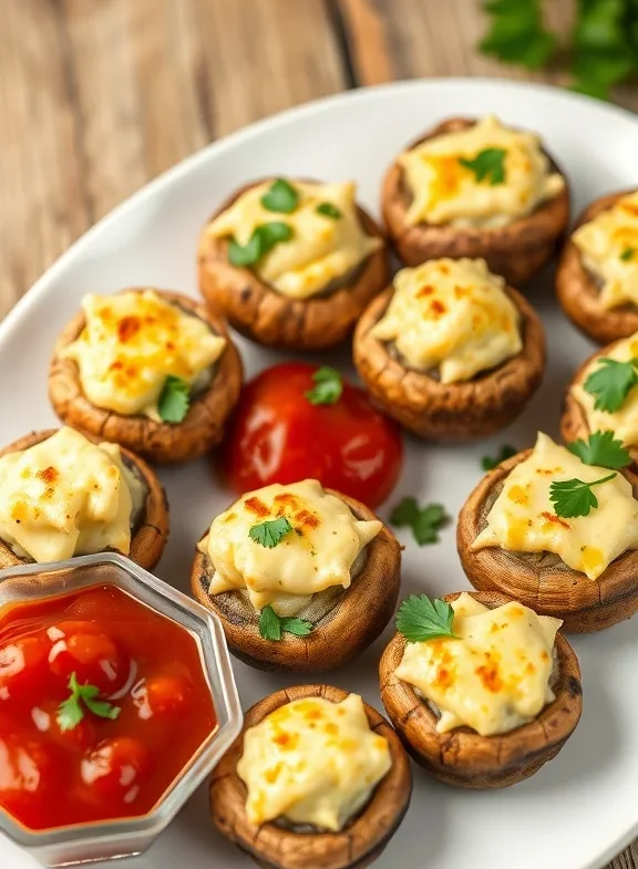 Olive garden Stuffed Mushrooms