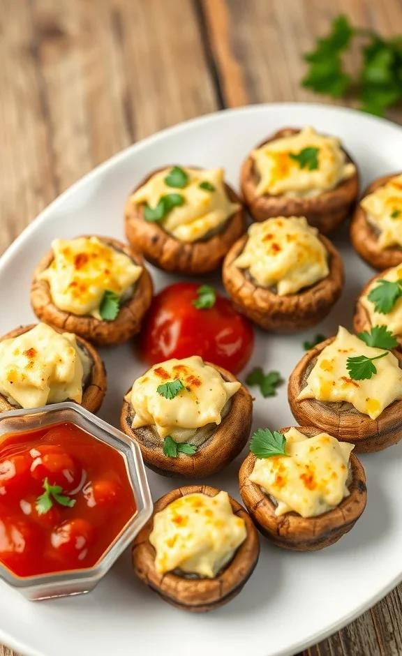 Olive garden Stuffed Mushrooms