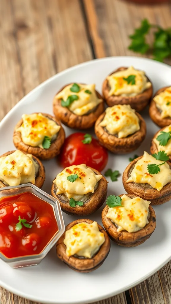 Olive garden Stuffed Mushrooms