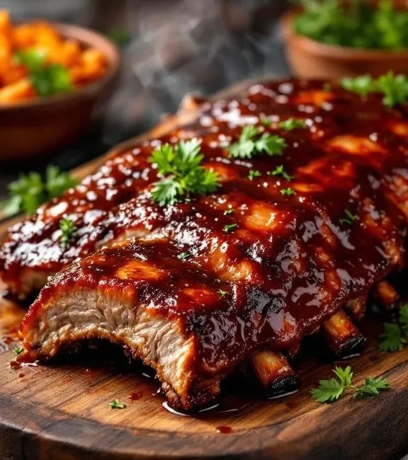 Oven baked spare ribs