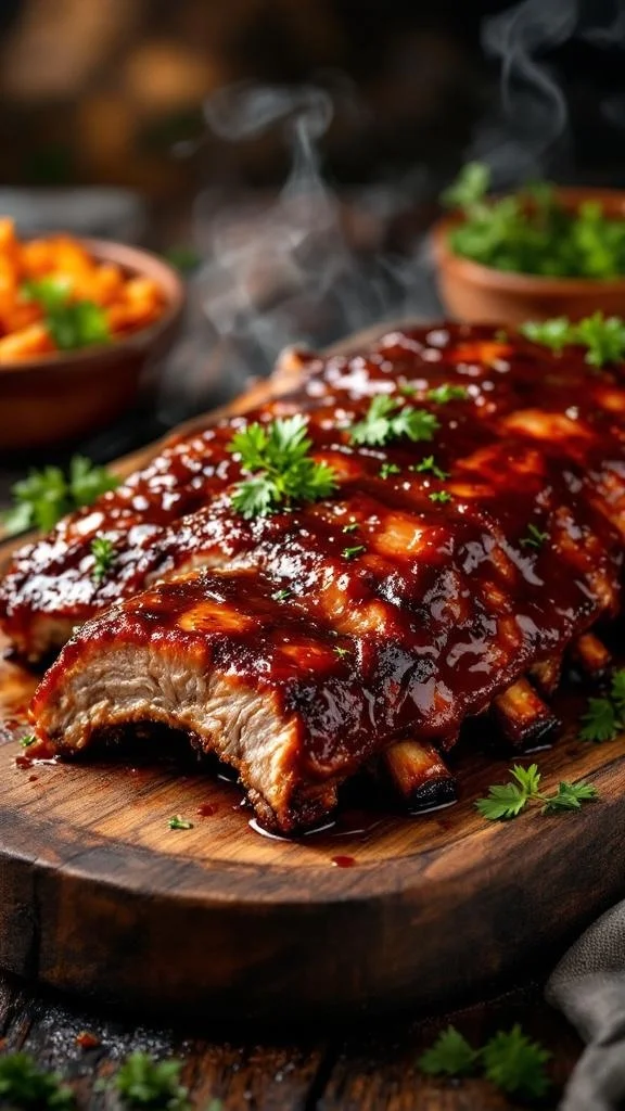 Oven baked spare ribs
