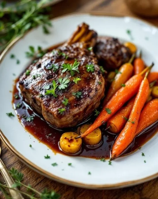 Slow cooker lamb shoulder recipe