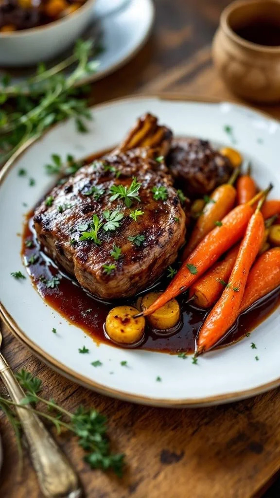Slow cooker lamb shoulder recipe