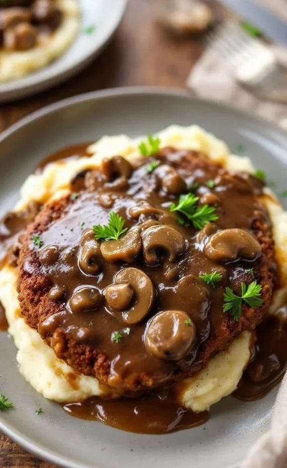 Slow cooker salisbury steak