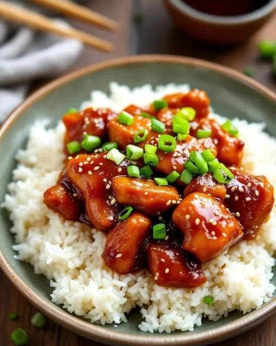 Slow cooker teriyaki chicken