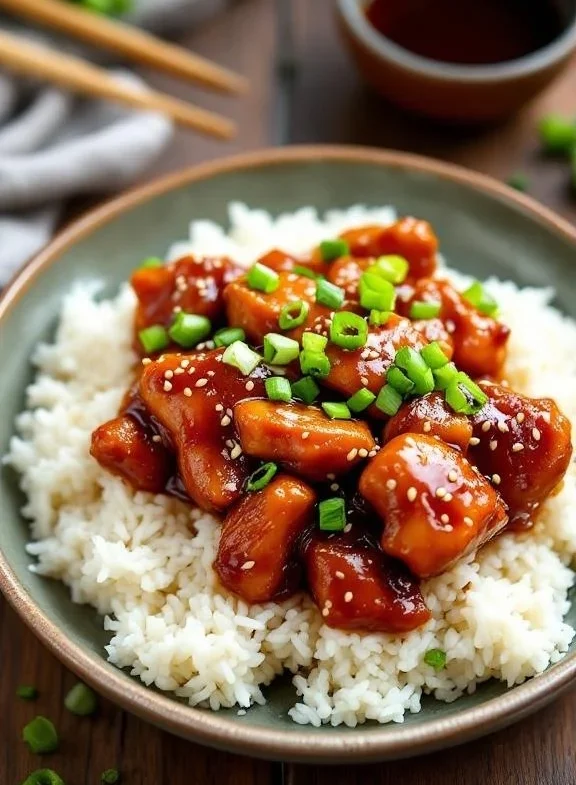 Slow cooker teriyaki chicken