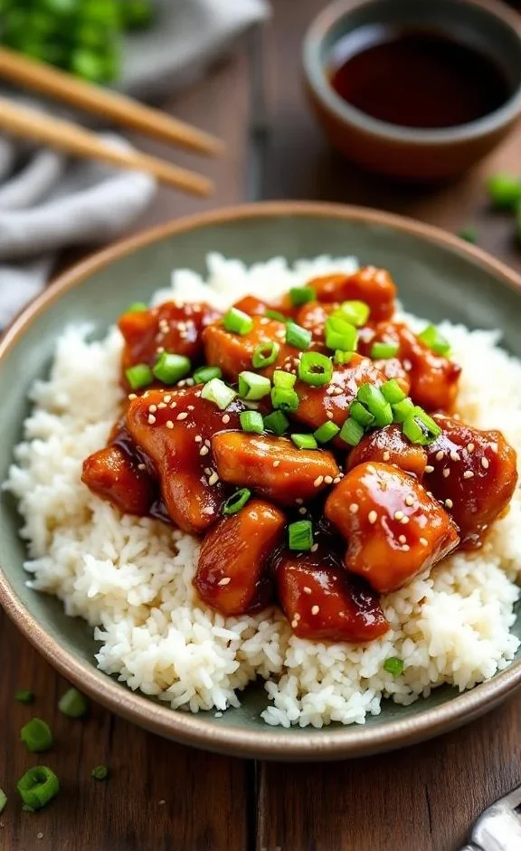 Slow cooker teriyaki chicken