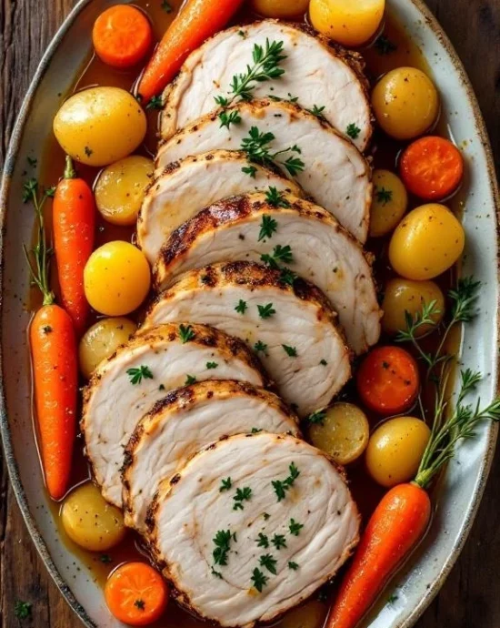 Slow cooker turkey tenderloin