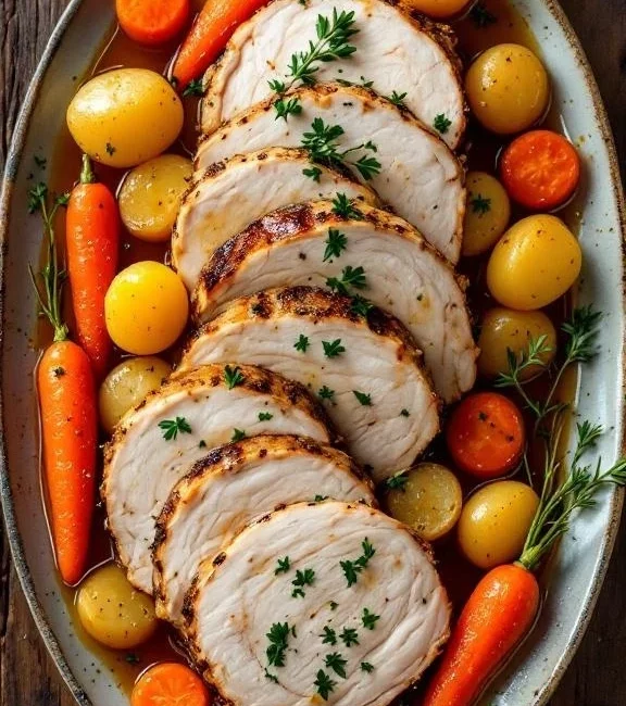 Slow cooker turkey tenderloin