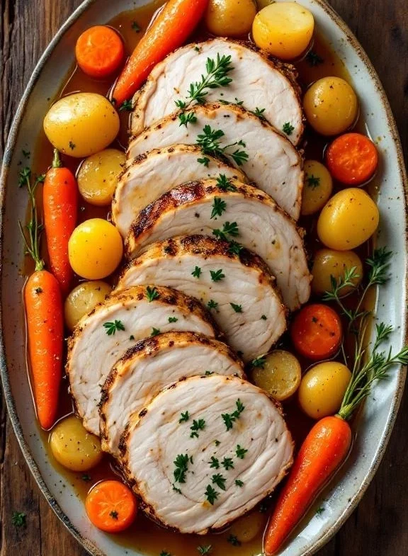 Slow cooker turkey tenderloin