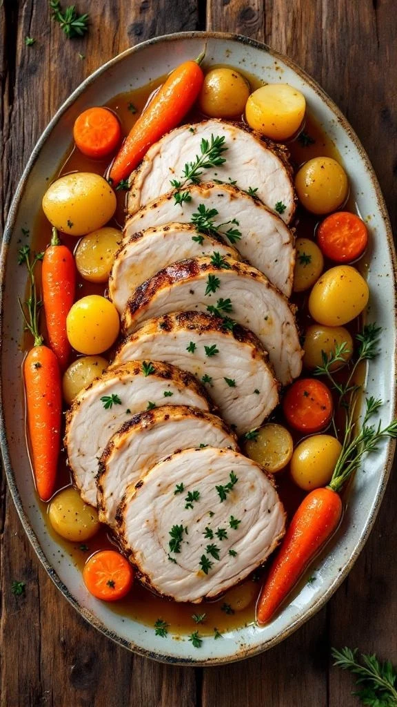 Slow cooker turkey tenderloin